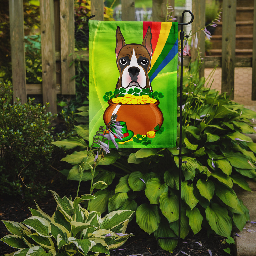 Boxer St. Patrick's Day Flag Garden Size BB1967GF.