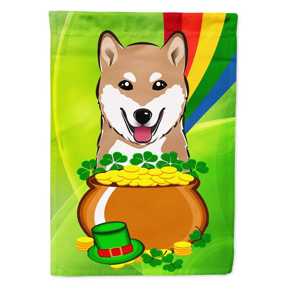 Shiba Inu St. Patrick&#39;s Day Flag Canvas House Size BB1969CHF  the-store.com.