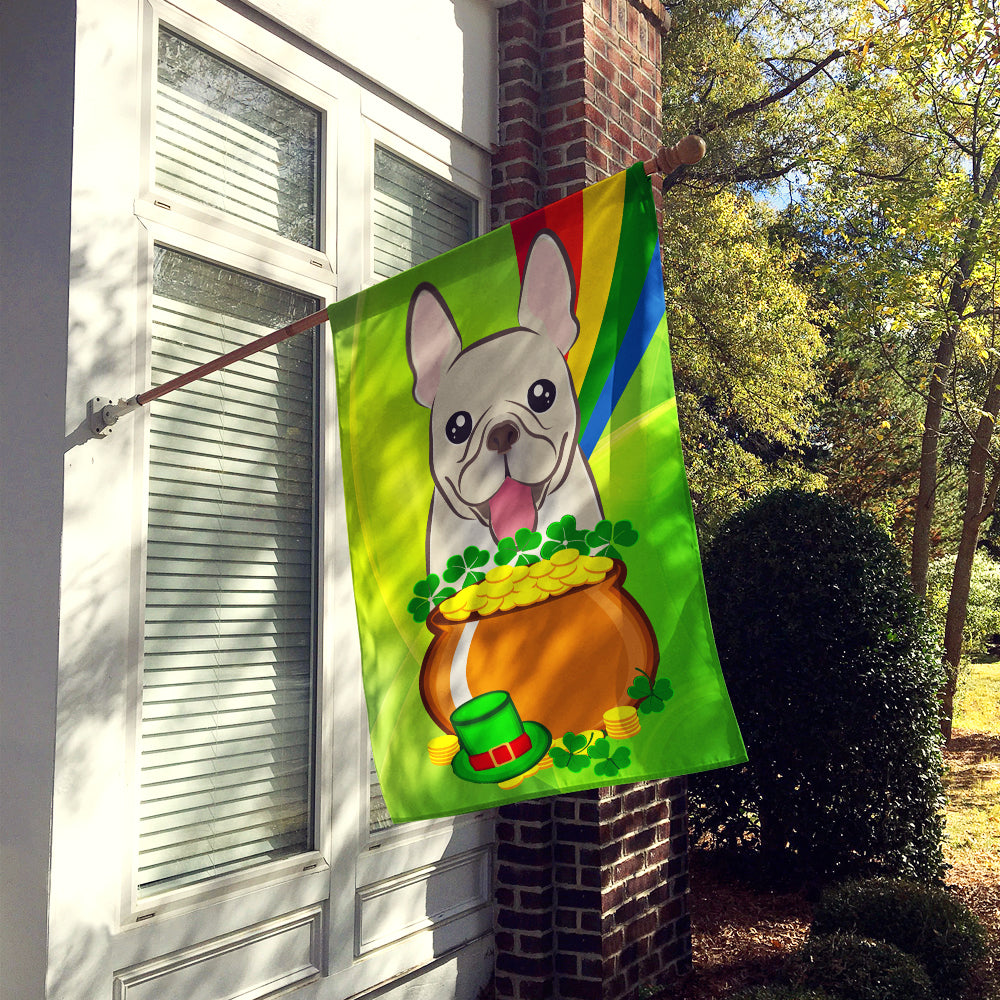 French Bulldog St. Patrick's Day Flag Canvas House Size BB1982CHF  the-store.com.
