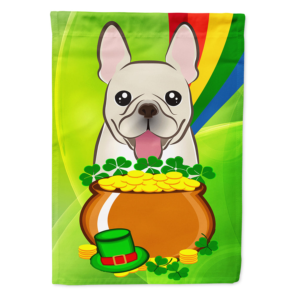 French Bulldog St. Patrick&#39;s Day Flag Canvas House Size BB1982CHF  the-store.com.