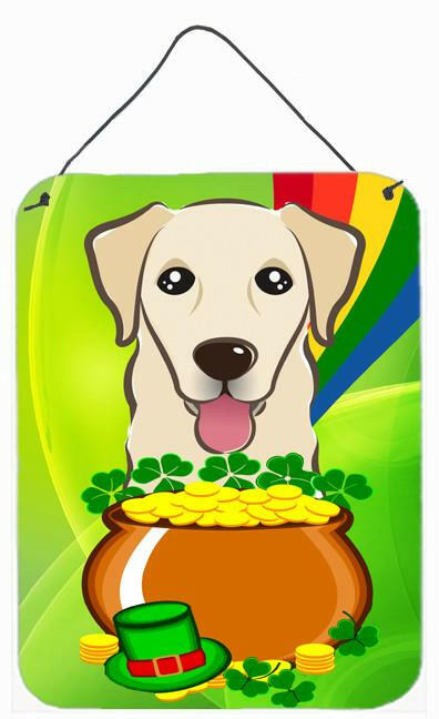 Golden Retriever St. Patrick's Day Wall or Door Hanging Prints BB1996DS1216 by Caroline's Treasures