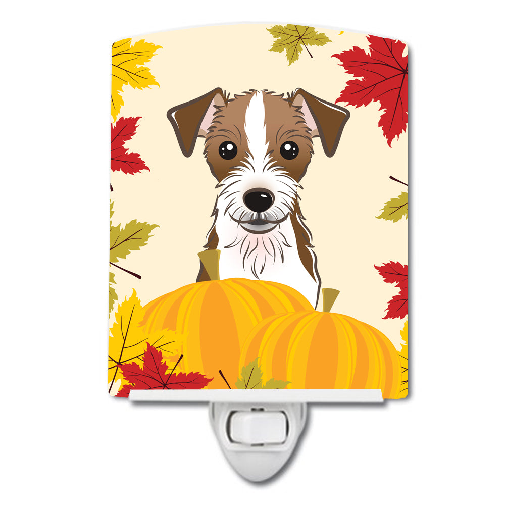 Jack Russell Terrier Thanksgiving Ceramic Night Light BB2008CNL - the-store.com