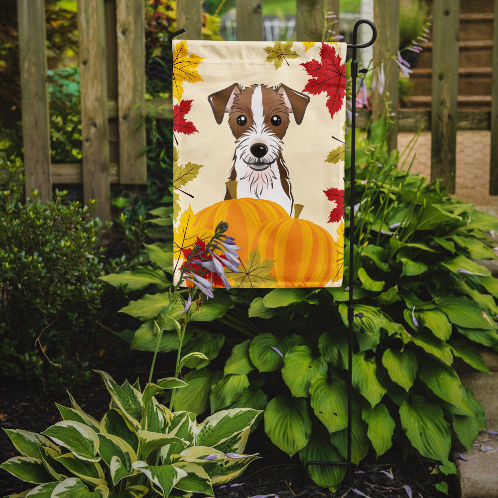 Jack Russell Terrier Thanksgiving Flag Garden Size BB2008GF.