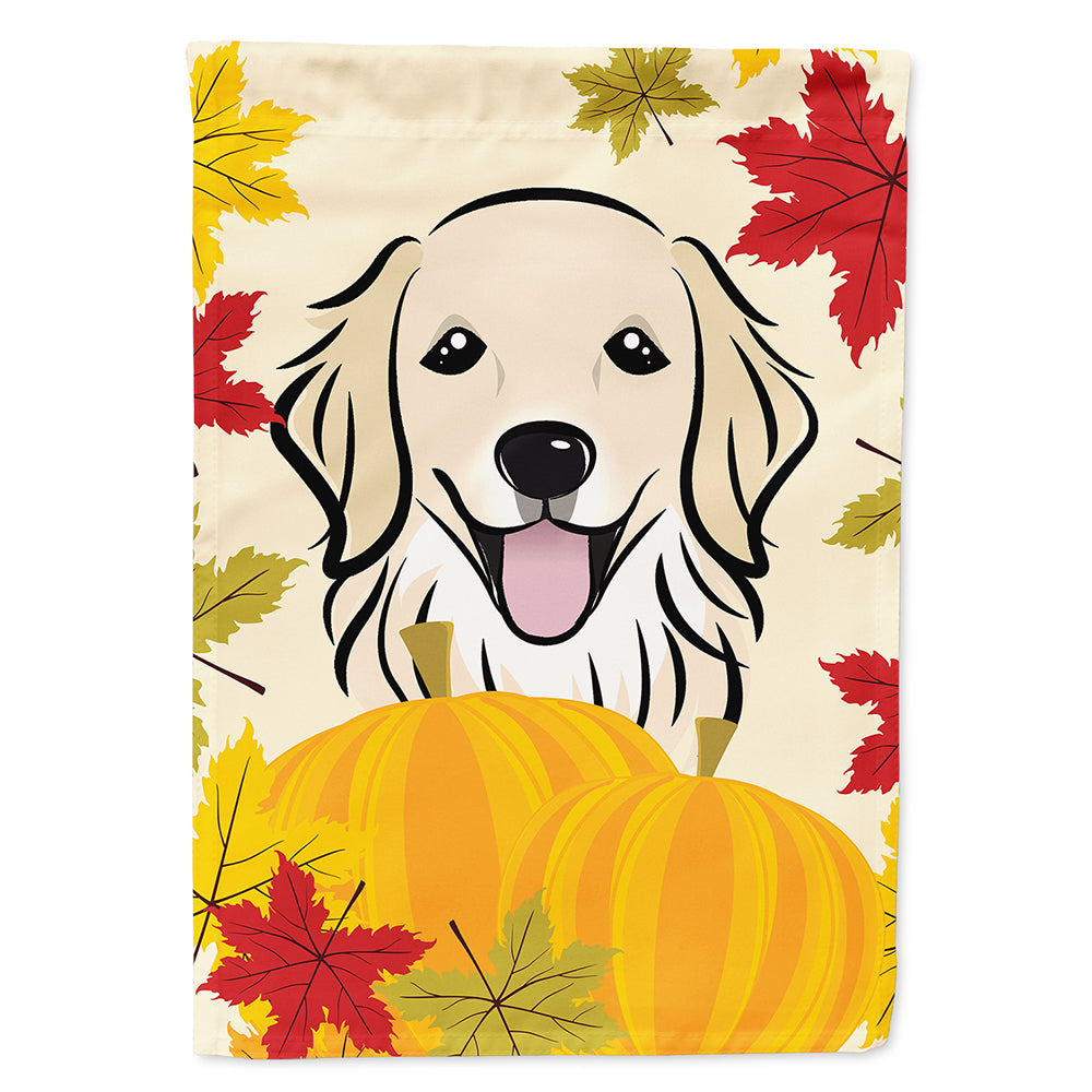 Golden Retriever Thanksgiving Flag Canvas House Size BB2011CHF  the-store.com.