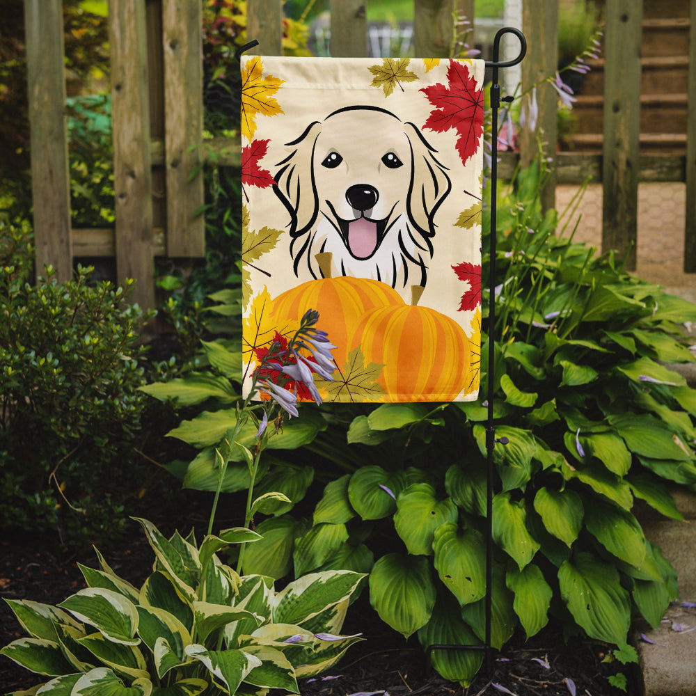 Golden Retriever Thanksgiving Flag Garden Size BB2011GF.