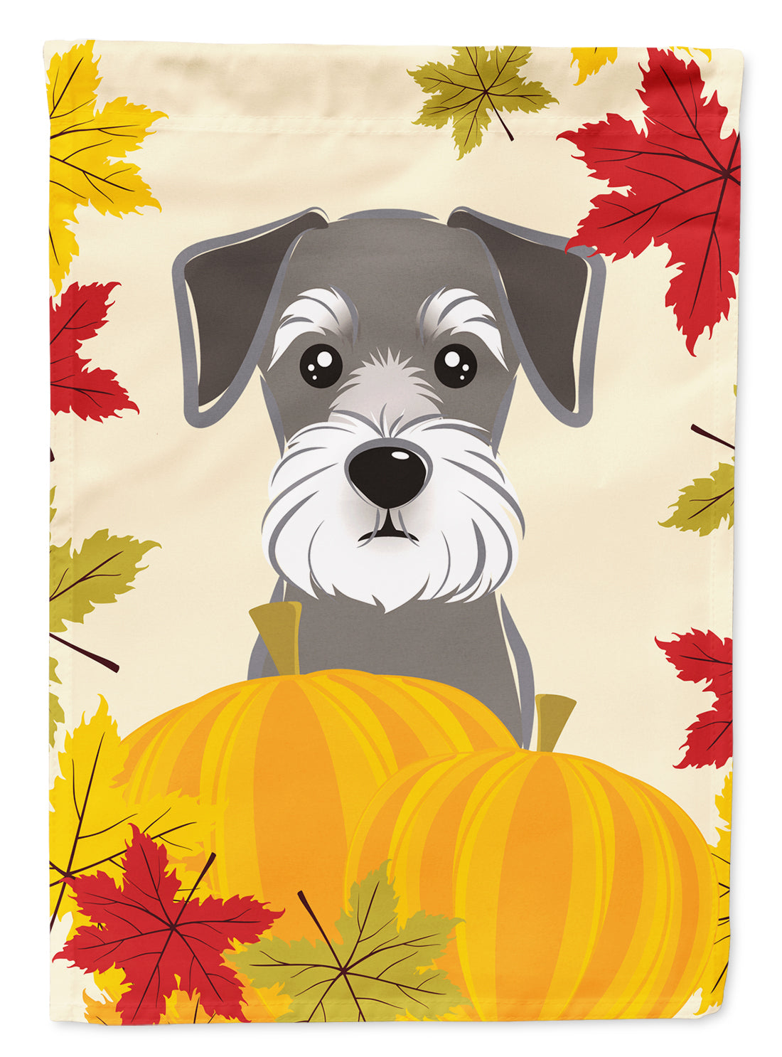 Schnauzer Thanksgiving Flag Garden Size BB2012GF.