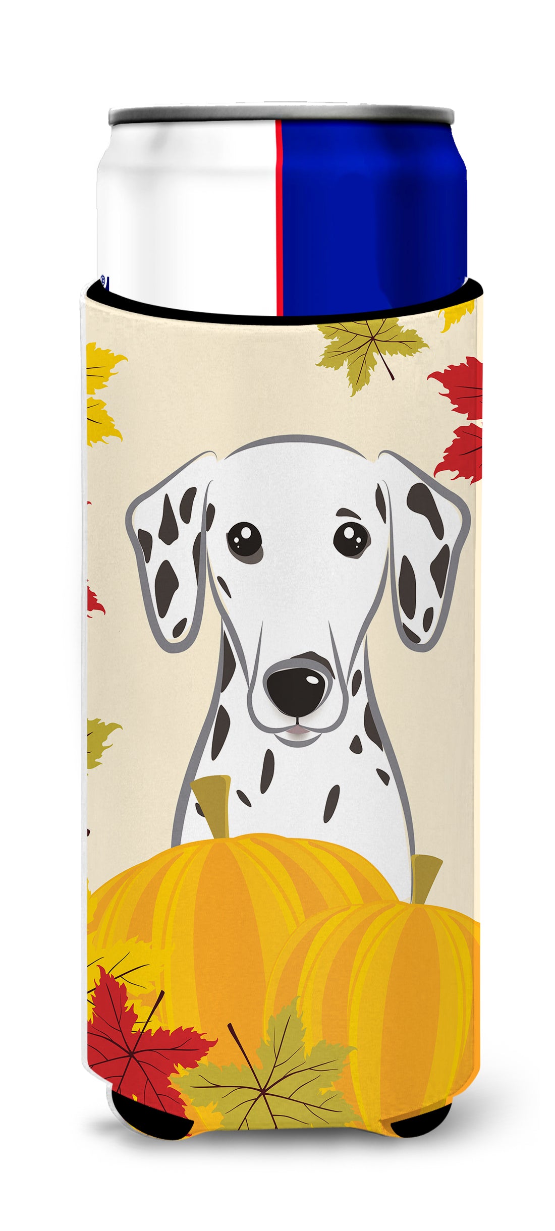 Dalmatian Thanksgiving  Ultra Beverage Insulator for slim cans BB2016MUK  the-store.com.