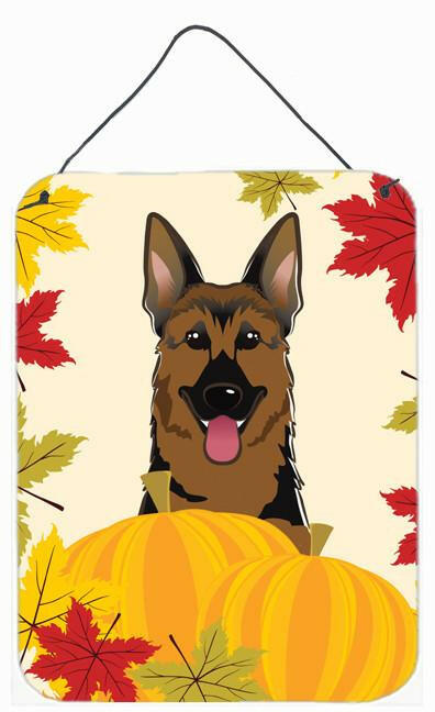 German Shepherd Thanksgiving Wall or Door Hanging Prints BB2017DS1216 by Caroline's Treasures