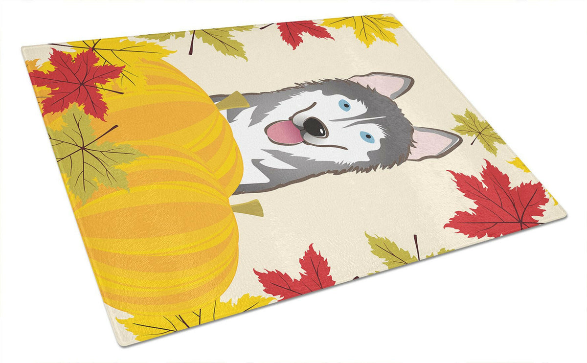 Alaskan Malamute Thanksgiving Glass Cutting Board Large BB2024LCB by Caroline&#39;s Treasures