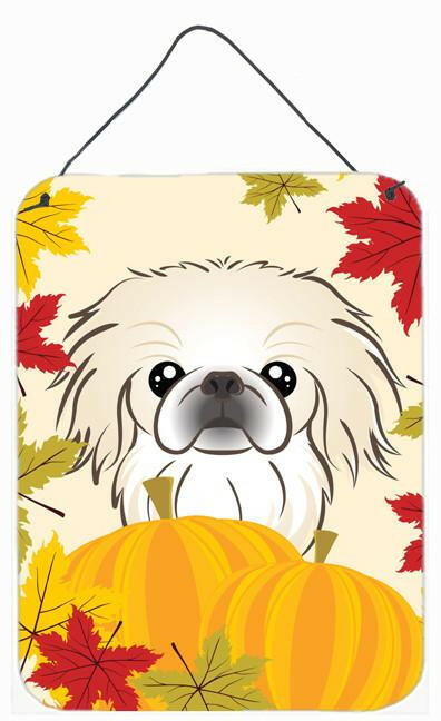 Pekingese Thanksgiving Wall or Door Hanging Prints BB2027DS1216 by Caroline&#39;s Treasures