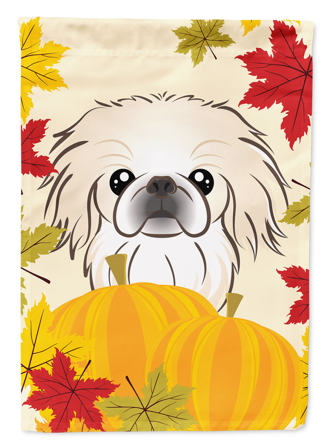 Pekingese Thanksgiving Flag Garden Size BB2027GF.