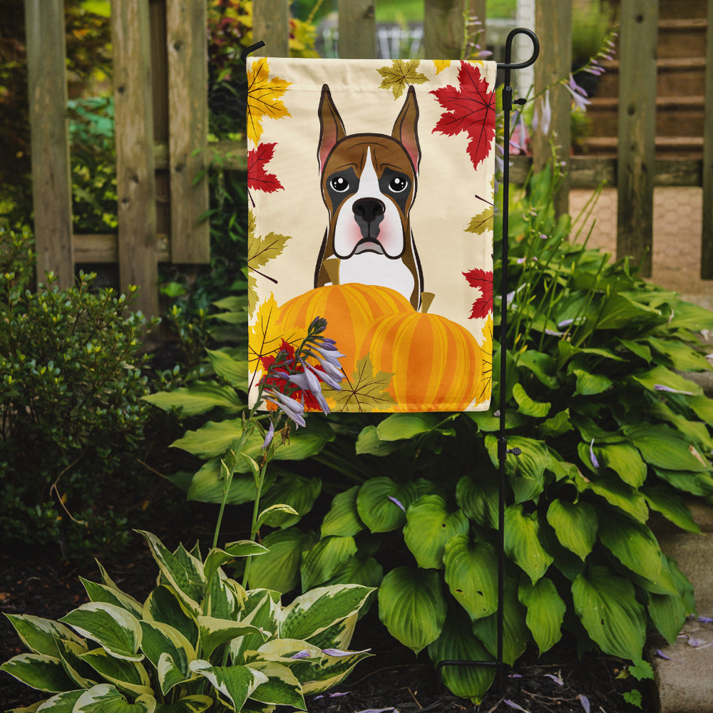 Boxer Thanksgiving Flag Garden Size BB2029GF.