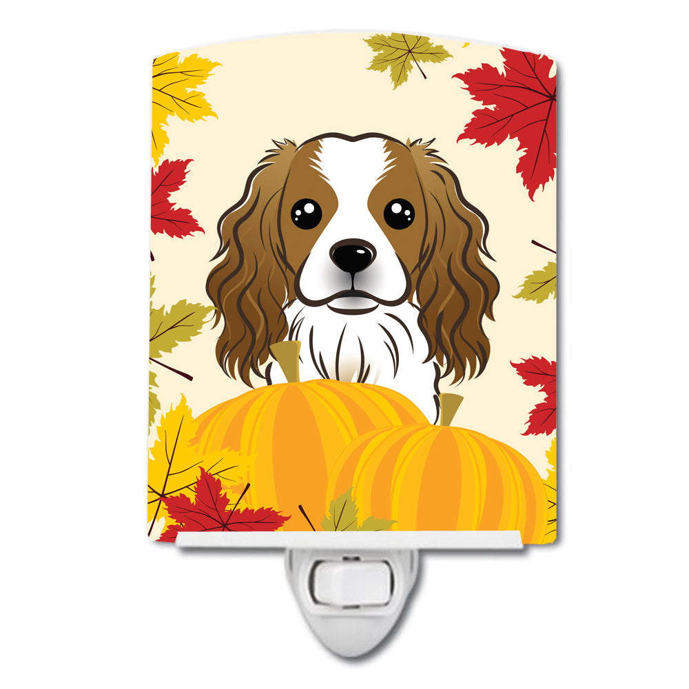 Cavalier Spaniel Thanksgiving Ceramic Night Light BB2030CNL - the-store.com