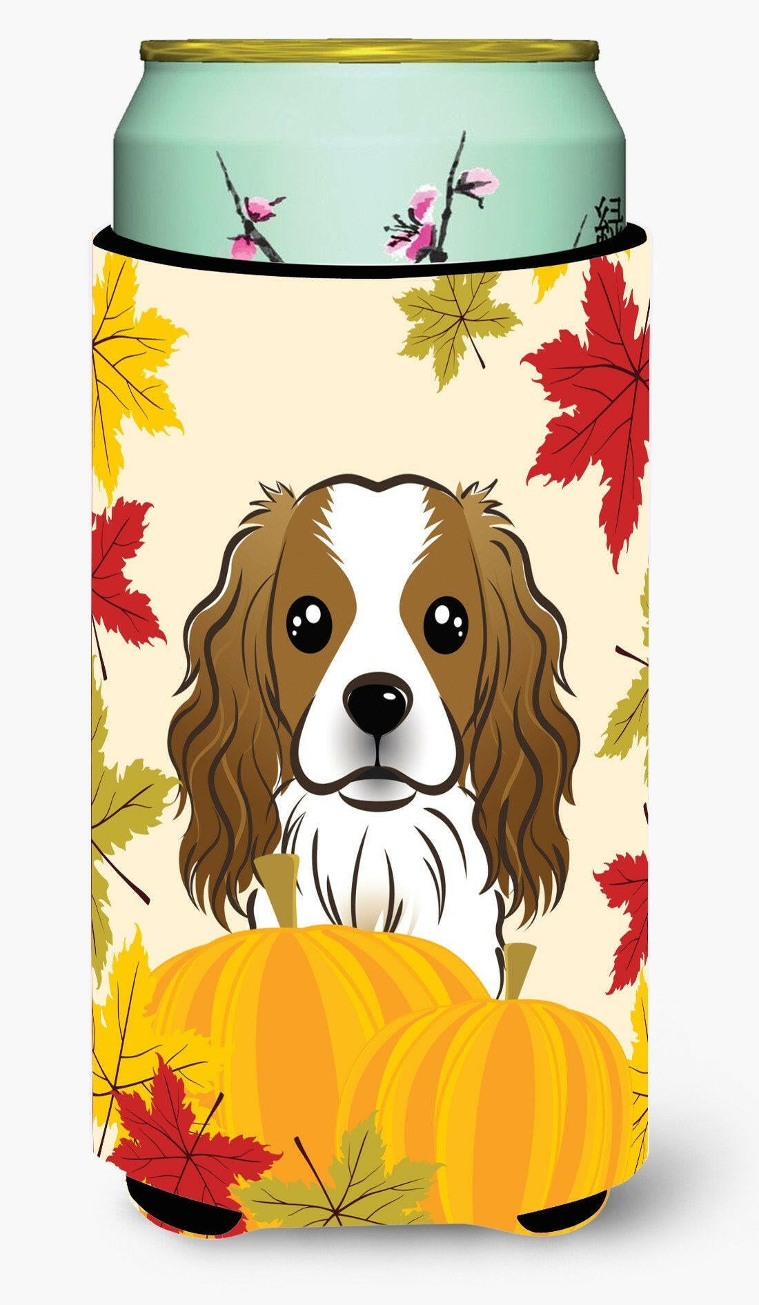 Cavalier Spaniel Thanksgiving Tall Boy Beverage Insulator  Hugger BB2030TBC by Caroline's Treasures