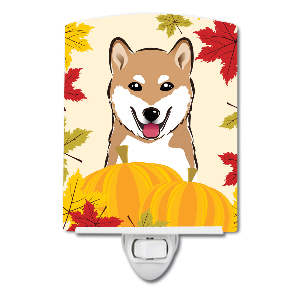 Shiba Inu Thanksgiving Ceramic Night Light BB2031CNL - the-store.com