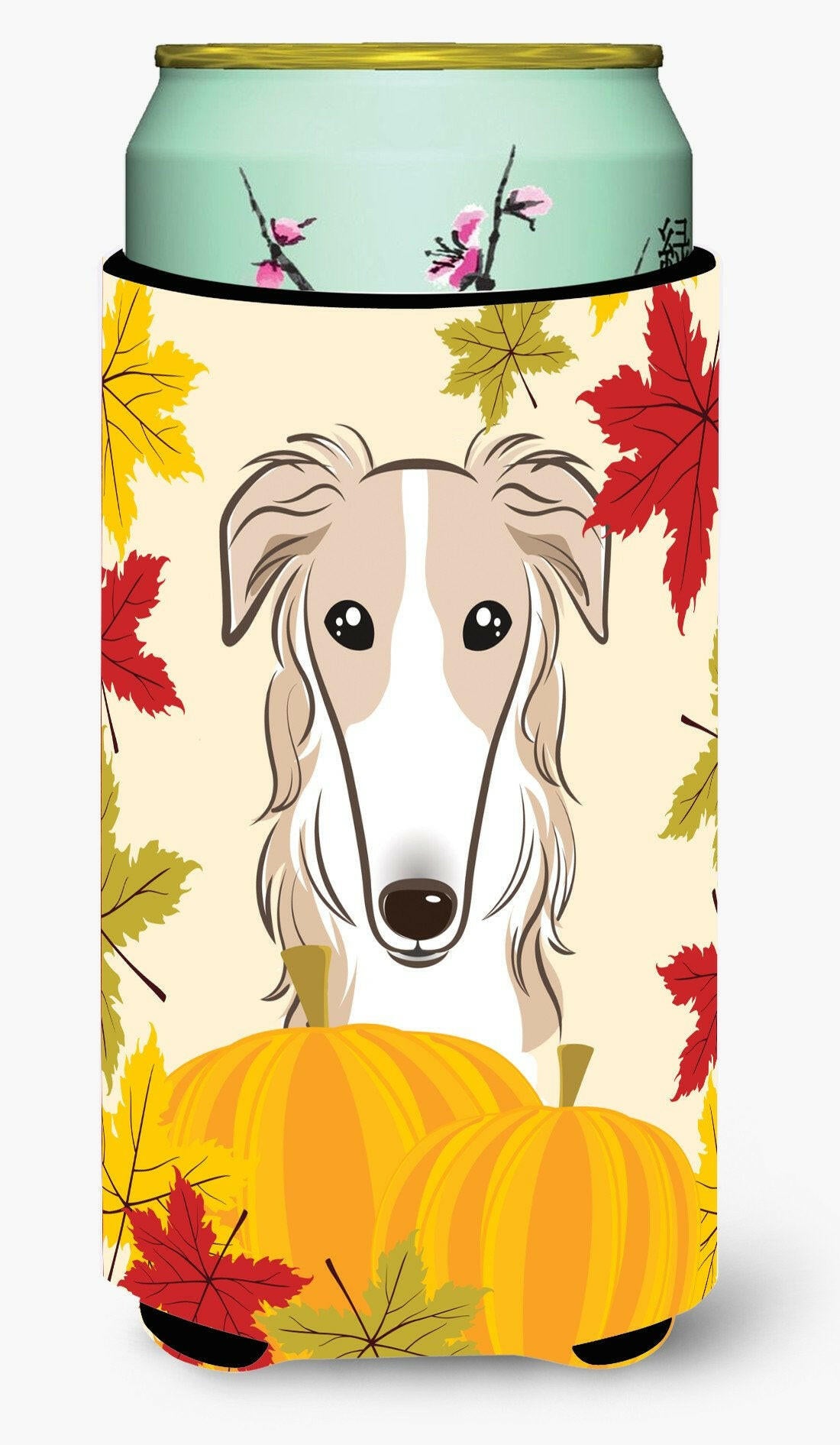 Borzoi Thanksgiving Tall Boy Beverage Insulator  Hugger BB2034TBC by Caroline's Treasures