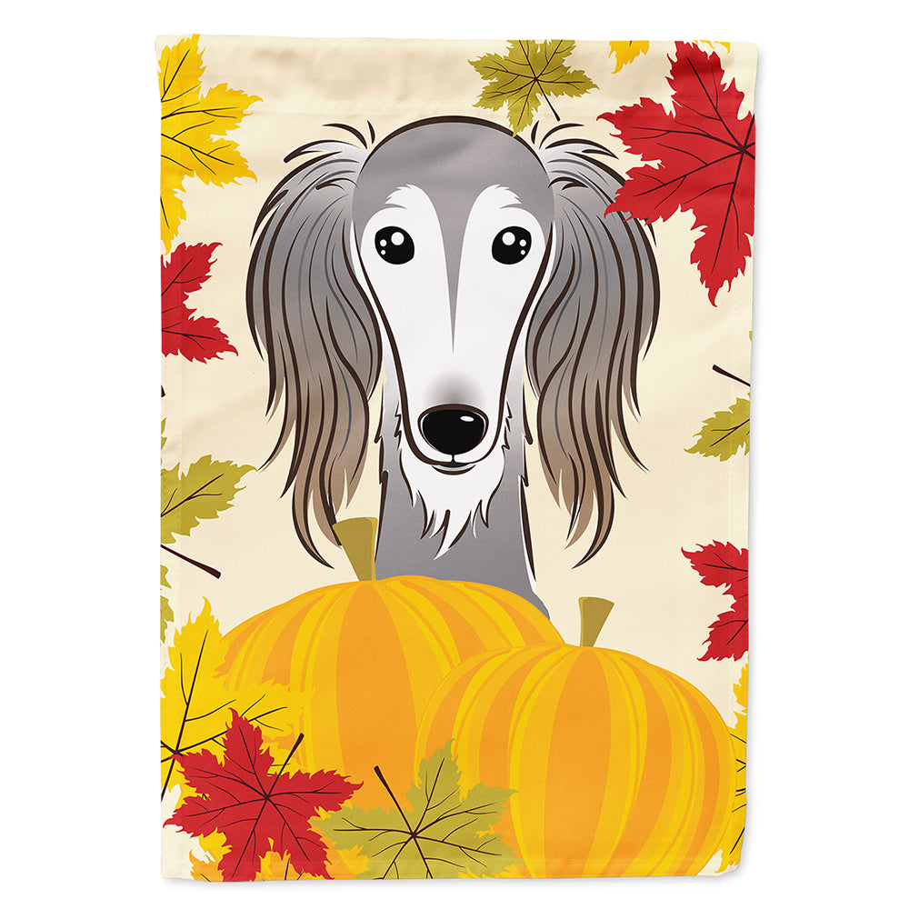 Saluki Thanksgiving Flag Canvas House Size BB2035CHF  the-store.com.