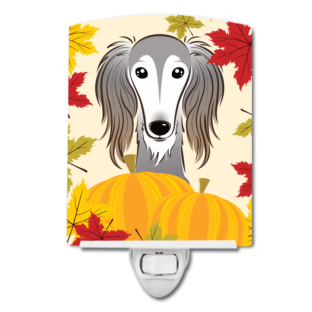 Saluki Thanksgiving Ceramic Night Light BB2035CNL - the-store.com