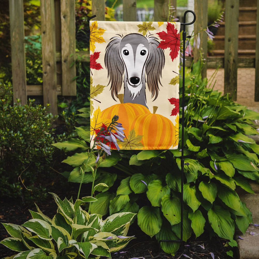 Saluki Thanksgiving Flag Garden Size BB2035GF.