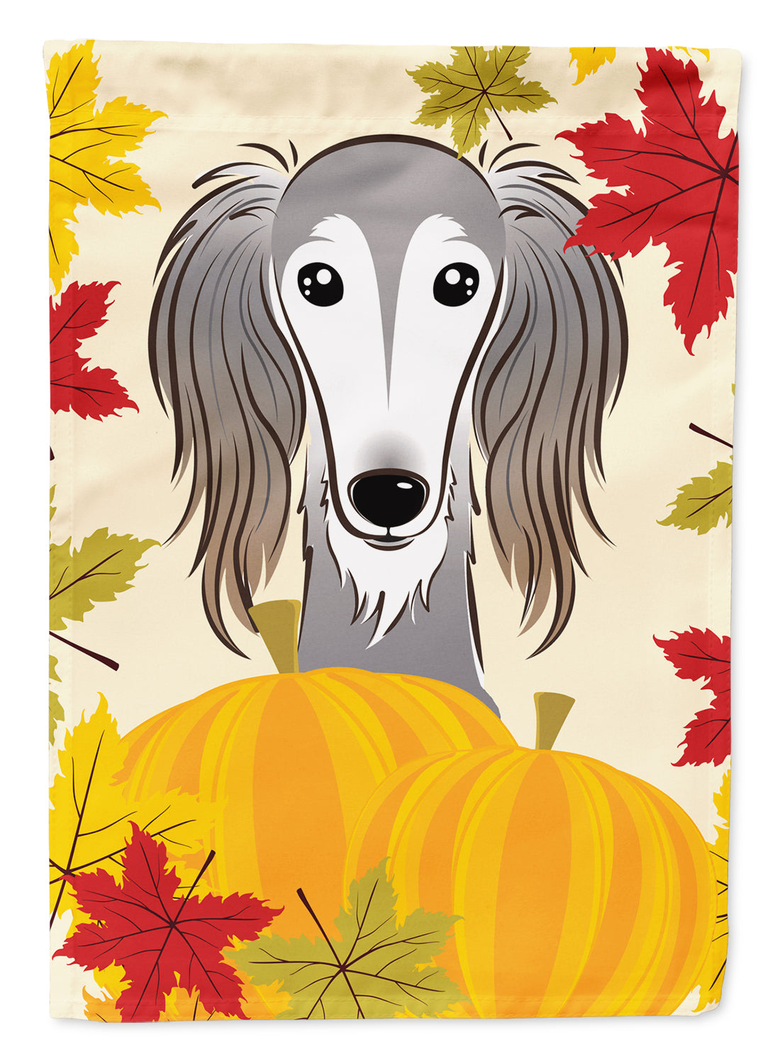 Saluki Thanksgiving Flag Garden Size BB2035GF.