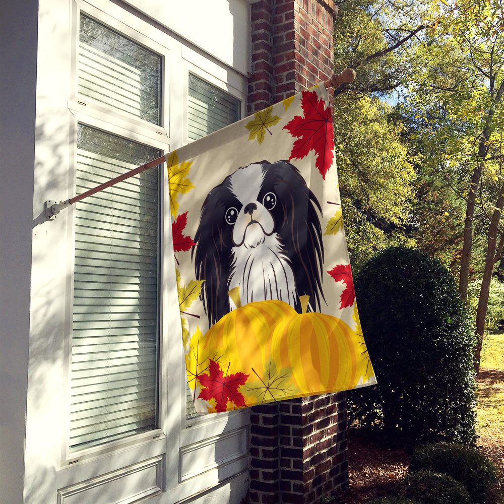 Japanese Chin Thanksgiving Flag Canvas House Size BB2036CHF  the-store.com.