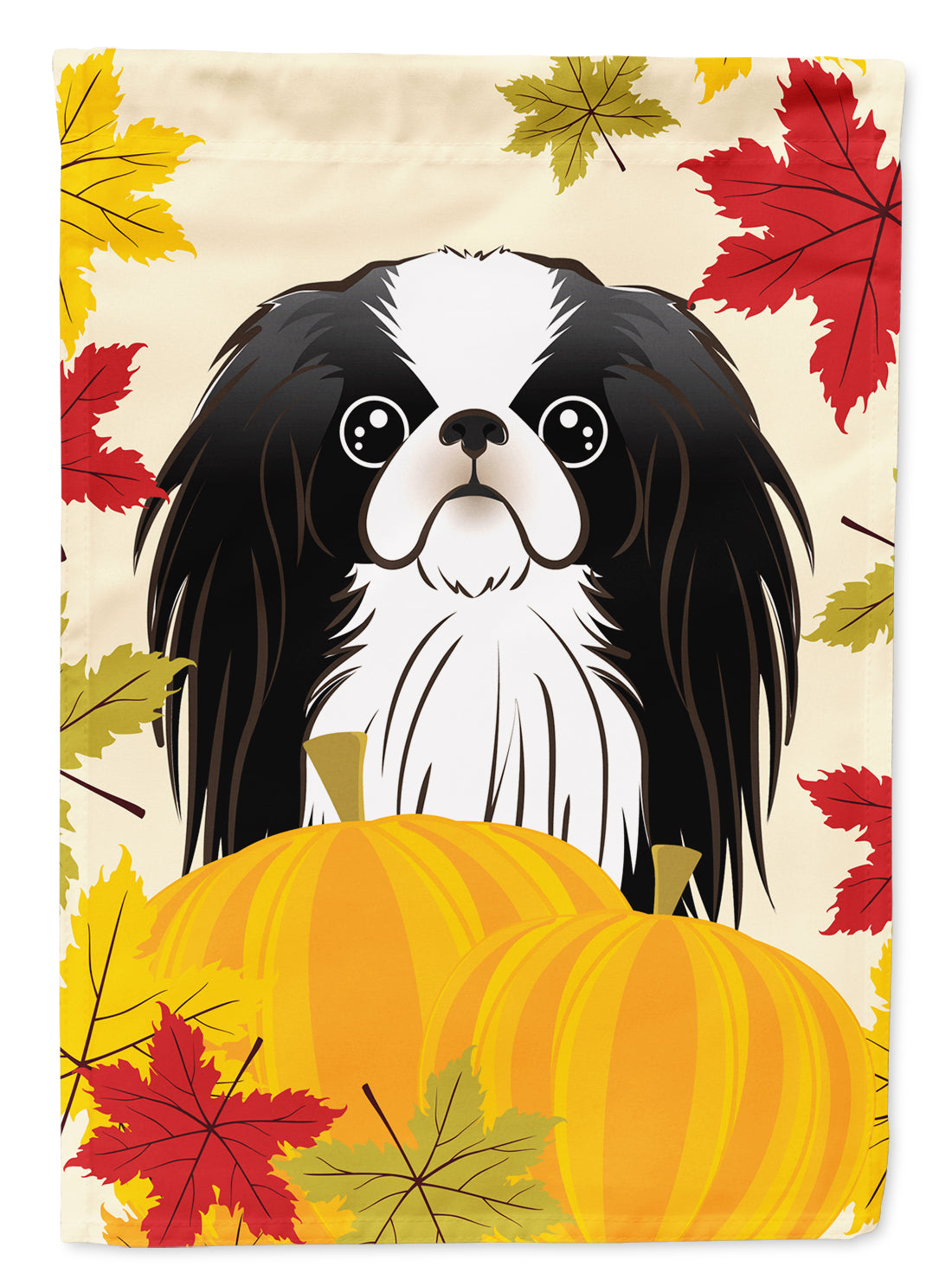 Japanese Chin Thanksgiving Flag Garden Size BB2036GF.