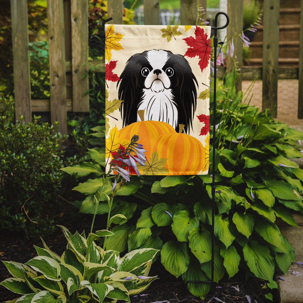 Japanese Chin Thanksgiving Flag Garden Size BB2036GF.