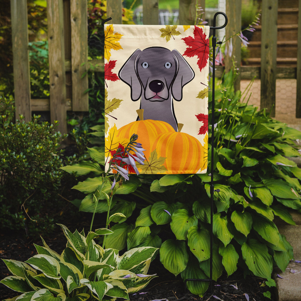 Weimaraner Thanksgiving Flag Garden Size BB2037GF.