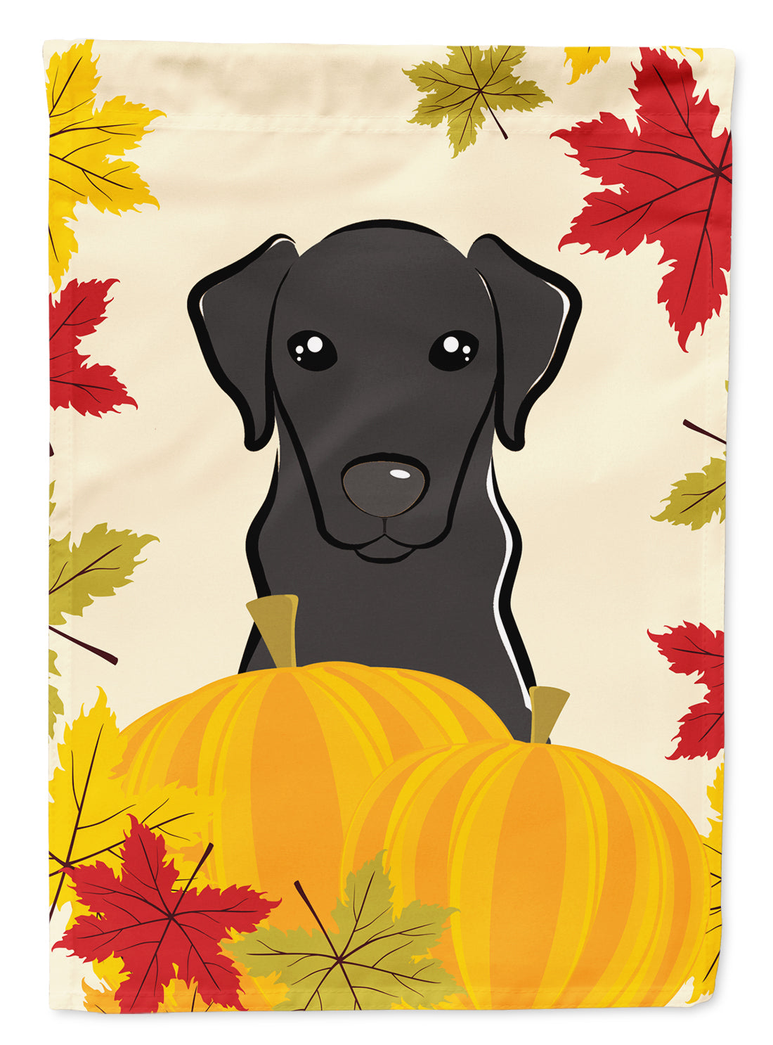 Black Labrador Thanksgiving Flag Garden Size BB2041GF.