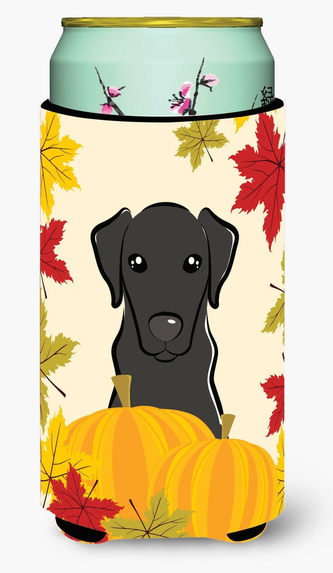 Black Labrador Thanksgiving Tall Boy Beverage Insulator  Hugger BB2041TBC by Caroline&#39;s Treasures