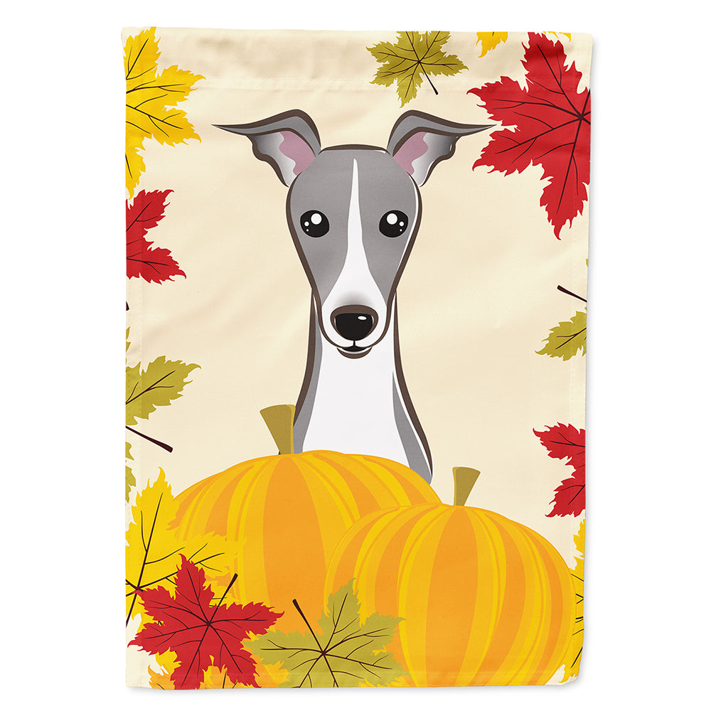 Italian Greyhound Thanksgiving Flag Canvas House Size BB2042CHF  the-store.com.