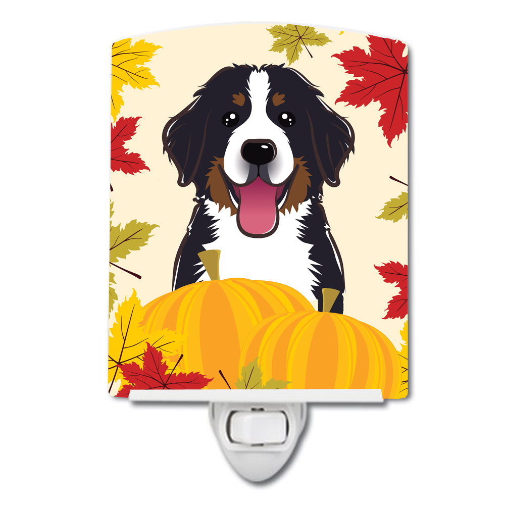 Bernese Mountain Dog Thanksgiving Ceramic Night Light BB2043CNL - the-store.com