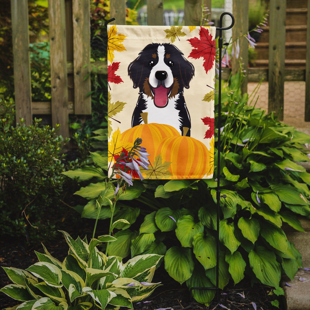 Bernese Mountain Dog Thanksgiving Flag Garden Size BB2043GF.