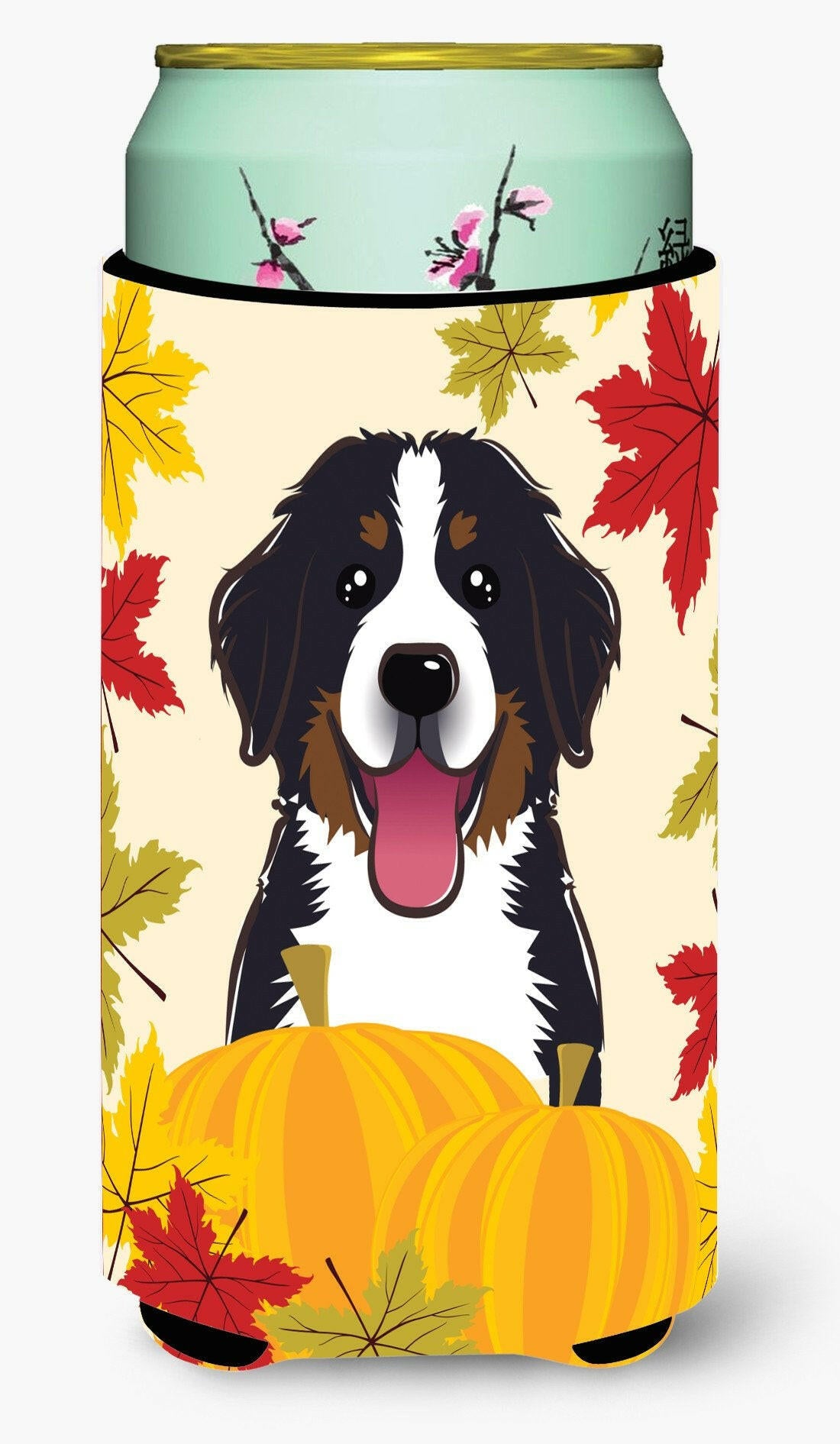 Bernese Mountain Dog Thanksgiving Tall Boy Beverage Insulator  Hugger BB2043TBC by Caroline&#39;s Treasures