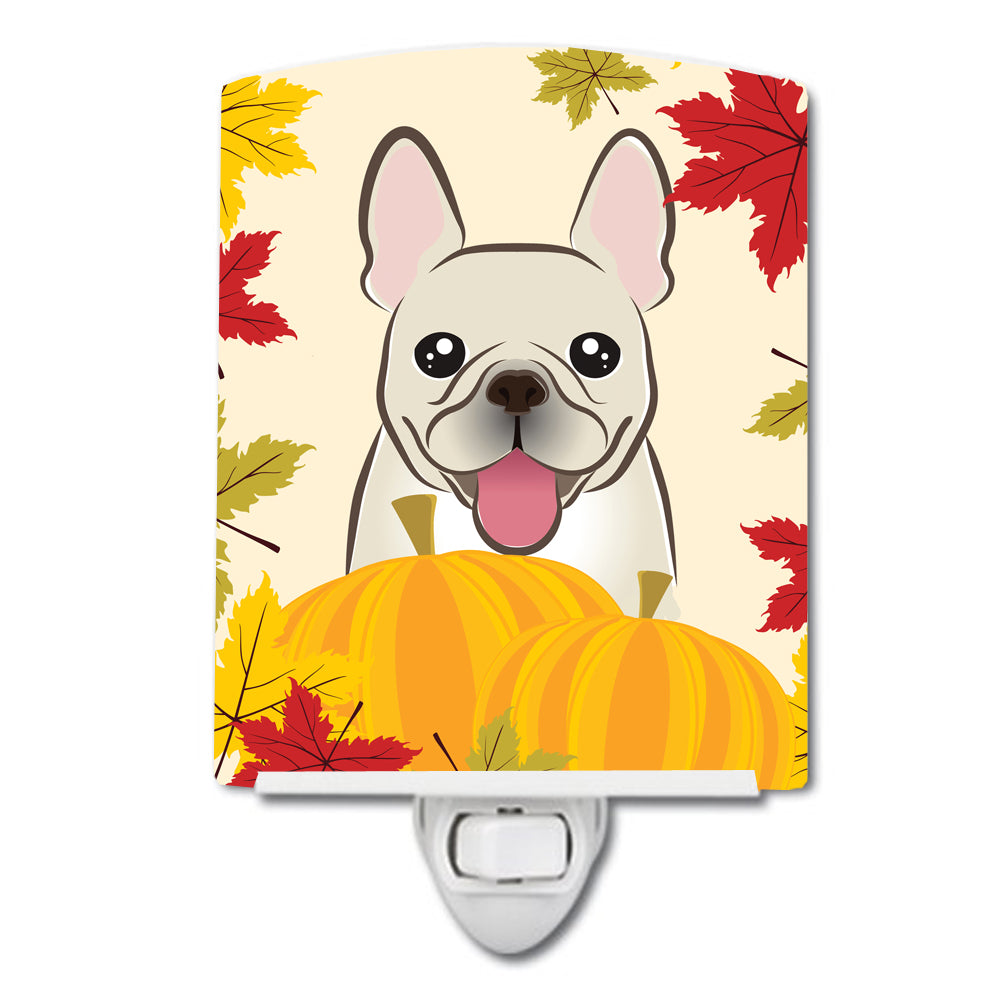 French Bulldog Thanksgiving Ceramic Night Light BB2044CNL - the-store.com