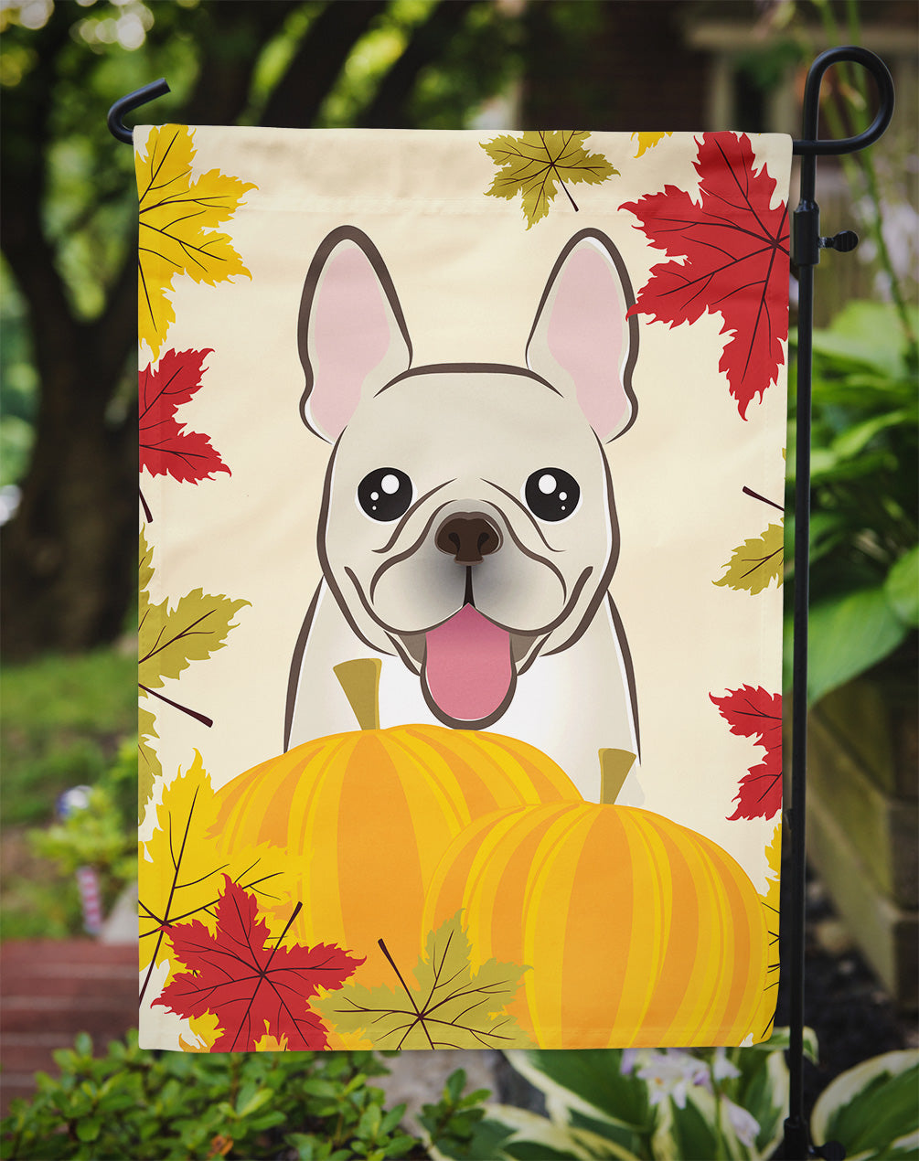 French Bulldog Thanksgiving Flag Garden Size BB2044GF.