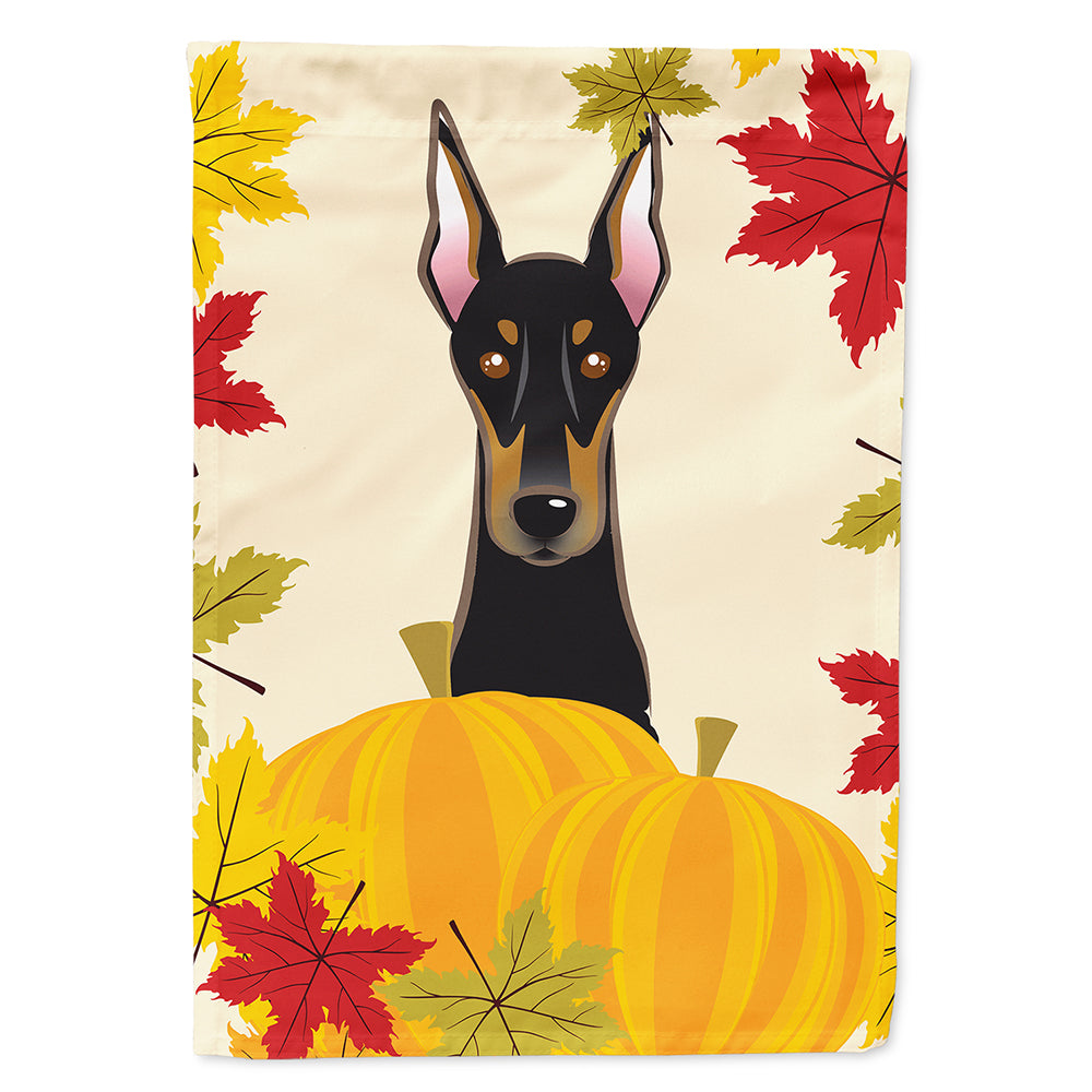 Doberman Thanksgiving Flag Canvas House Size BB2051CHF  the-store.com.