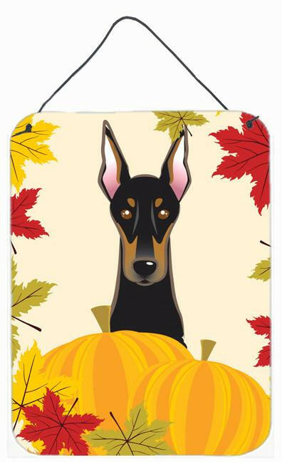 Doberman Thanksgiving Wall or Door Hanging Prints BB2051DS1216 by Caroline's Treasures