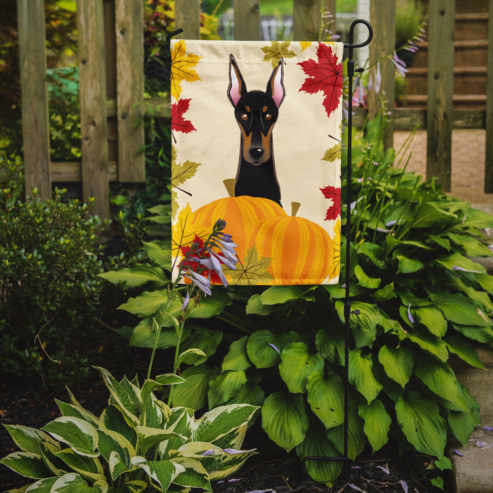 Doberman Thanksgiving Flag Garden Size BB2051GF.