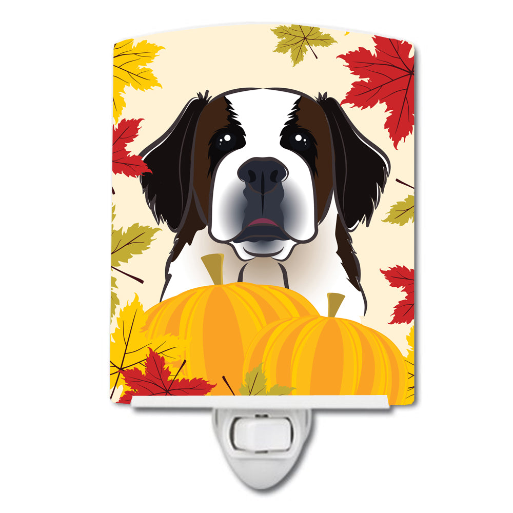 Saint Bernard Thanksgiving Ceramic Night Light BB2052CNL - the-store.com