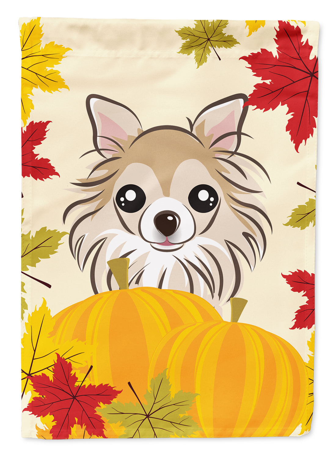 Chihuahua Thanksgiving Flag Garden Size BB2057GF.