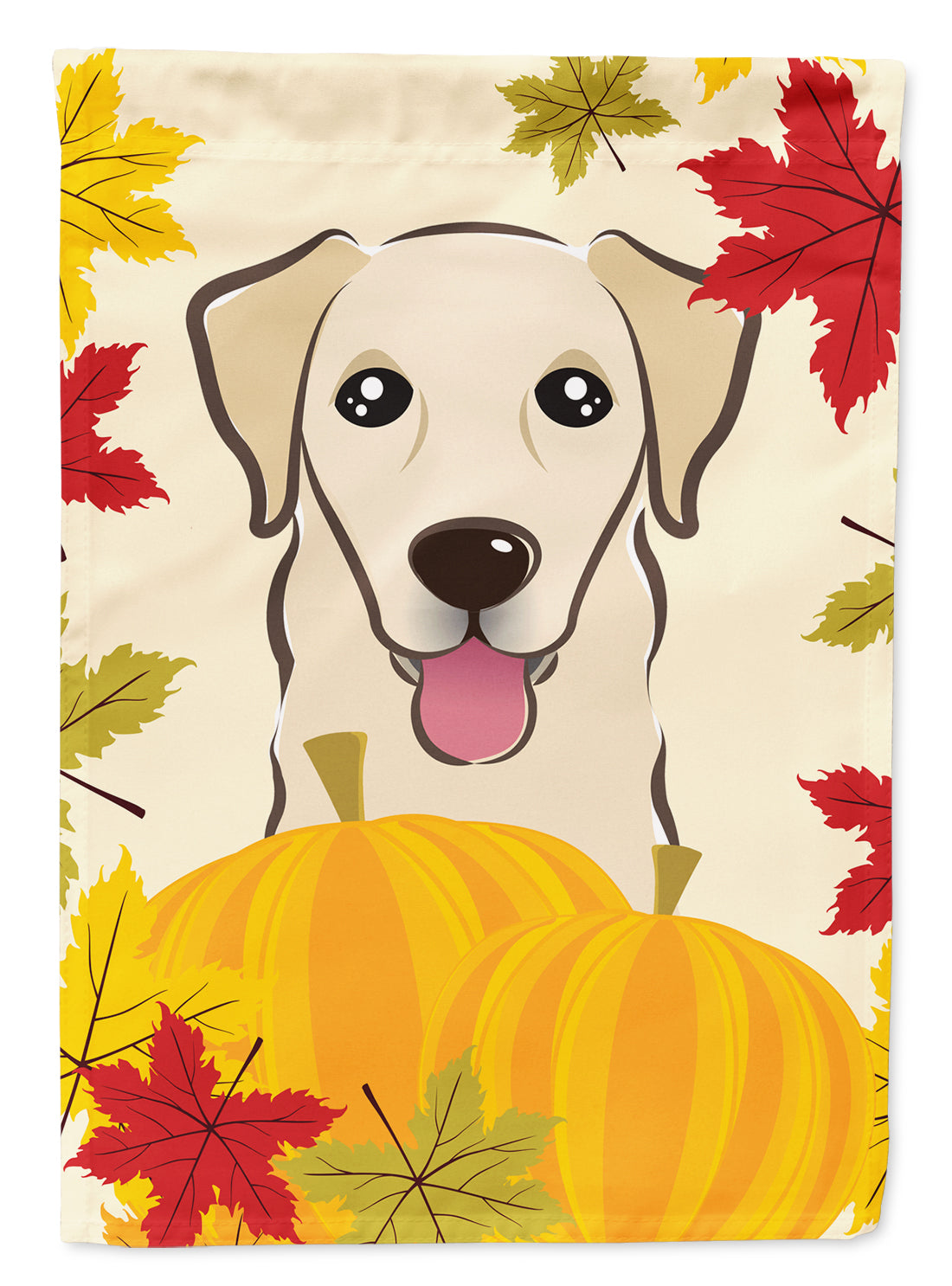 Golden Retriever Thanksgiving Flag Garden Size BB2058GF.