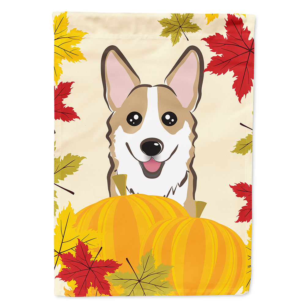 Sable Corgi Thanksgiving Flag Canvas House Size BB2059CHF  the-store.com.