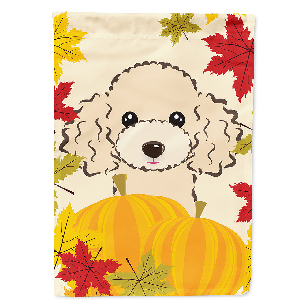 Buff Poodle Thanksgiving Flag Canvas House Size BB2064CHF  the-store.com.