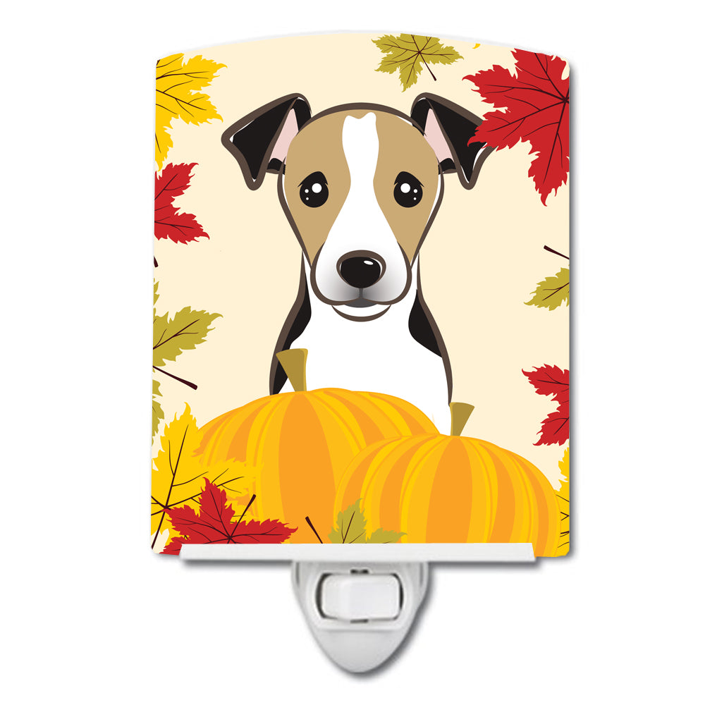 Jack Russell Terrier Thanksgiving Ceramic Night Light BB2067CNL - the-store.com