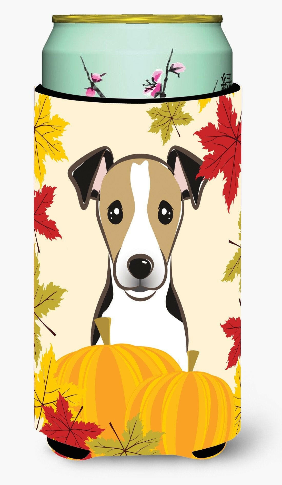 Jack Russell Terrier Thanksgiving Tall Boy Beverage Insulator  Hugger BB2067TBC by Caroline's Treasures