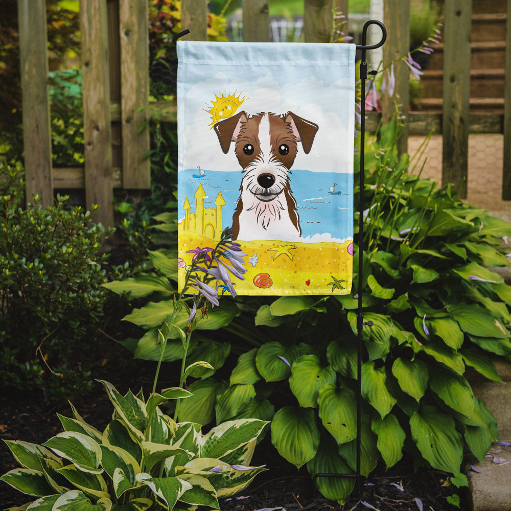 Jack Russell Terrier Summer Beach Flag Garden Size BB2070GF.