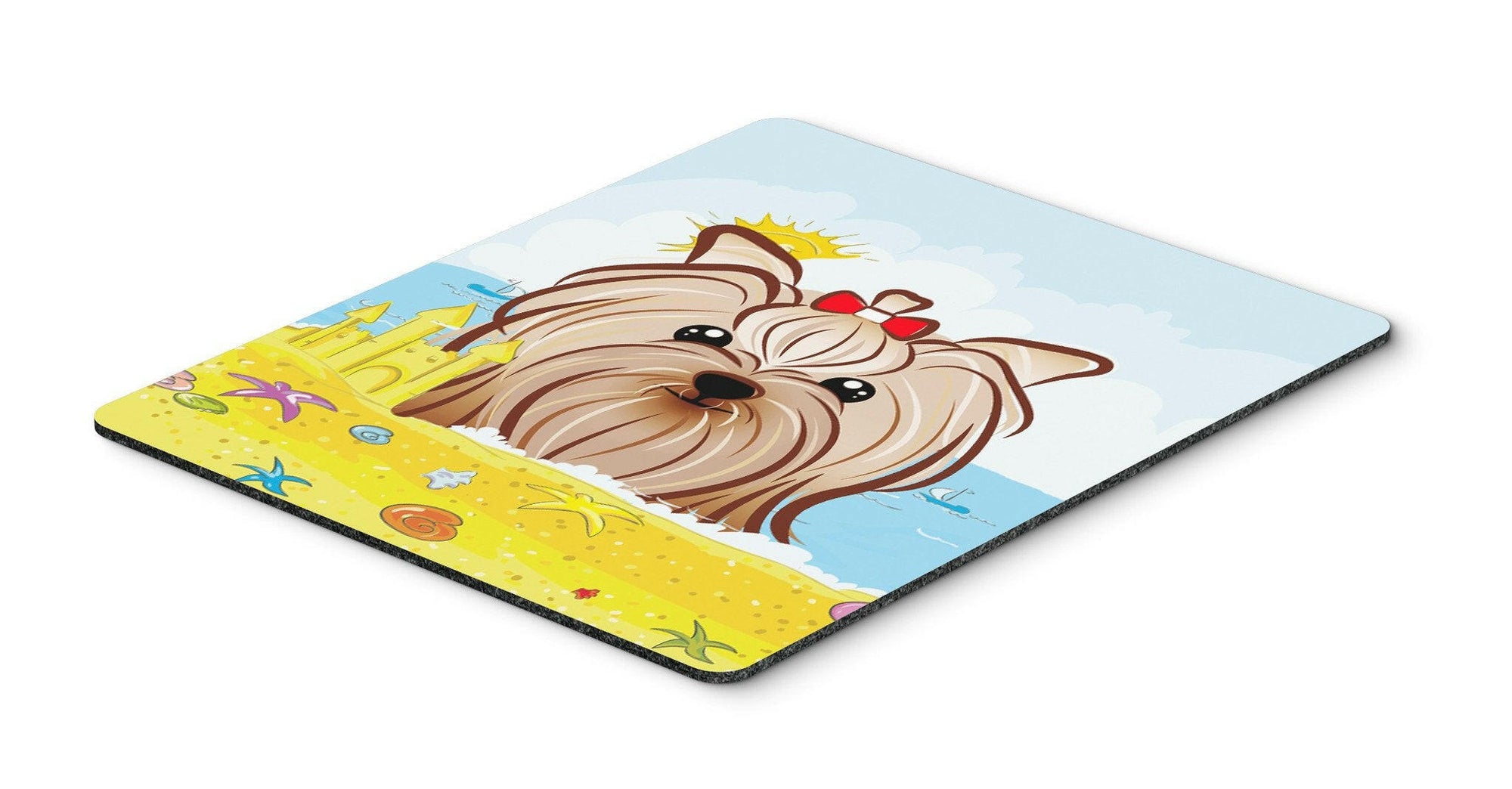 Yorkie Yorkshire Terrier Summer Beach Mouse Pad, Hot Pad or Trivet BB2072MP by Caroline's Treasures