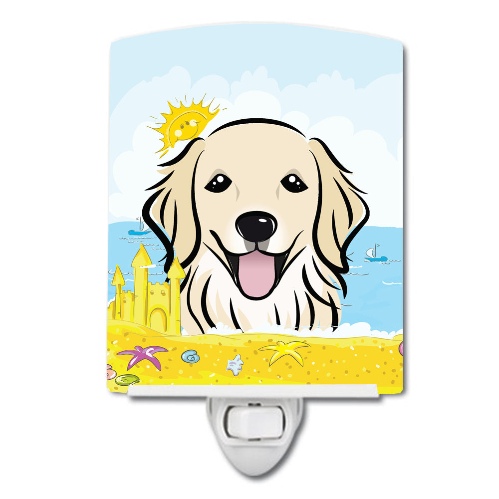 Golden Retriever Summer Beach Ceramic Night Light BB2073CNL - the-store.com