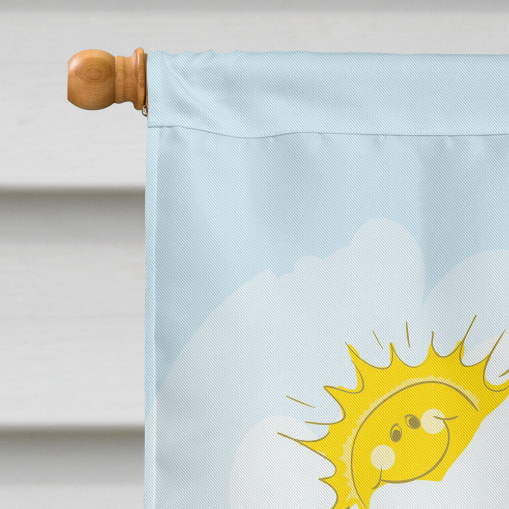 Maltese Summer Beach Flag Canvas House Size BB2076CHF  the-store.com.